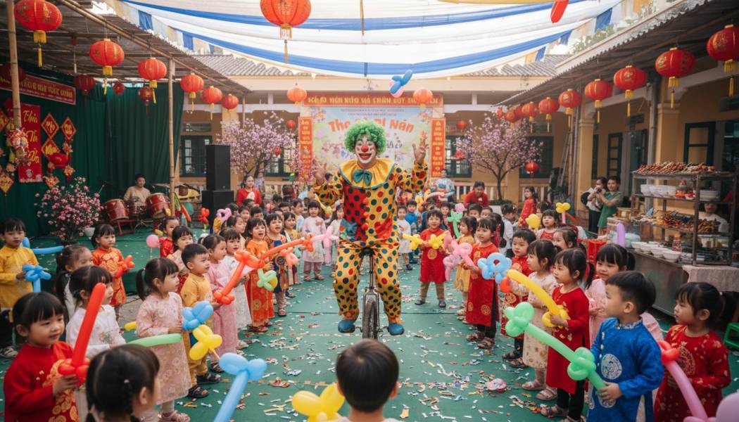 Dịch Vụ Chú Hề Vặn Bóng Tại Củ Chi. Ảnh 4
